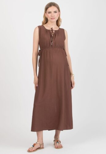 ATTESA,Viskose-Kleid, zum Stillen geeignet